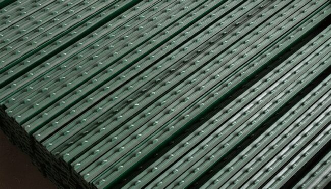 Post Steel Slit Fence 1.25 Image 2